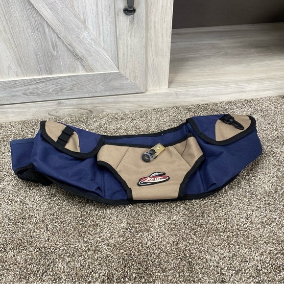 FLW Outdoors Fanny Pack Utility Belt Black and Brown Fly Fish Sports - Picture 6 of 10